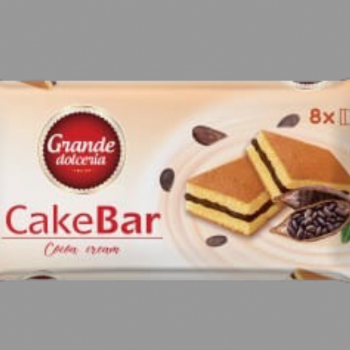 Cake Bar Cu Crema De Cacao, Neglazurat