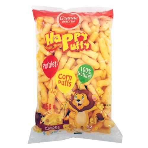 HAPPY PUFFY CORN STICKS WITH CHEESE